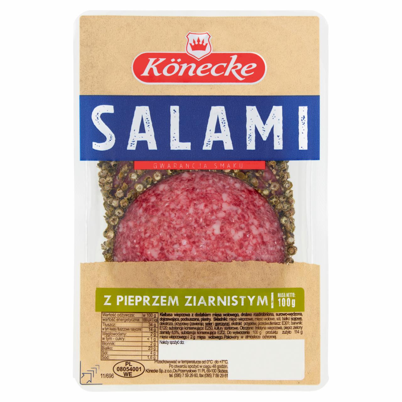Zdjęcia - Salami z pieprzem ziarnistym Könecke
