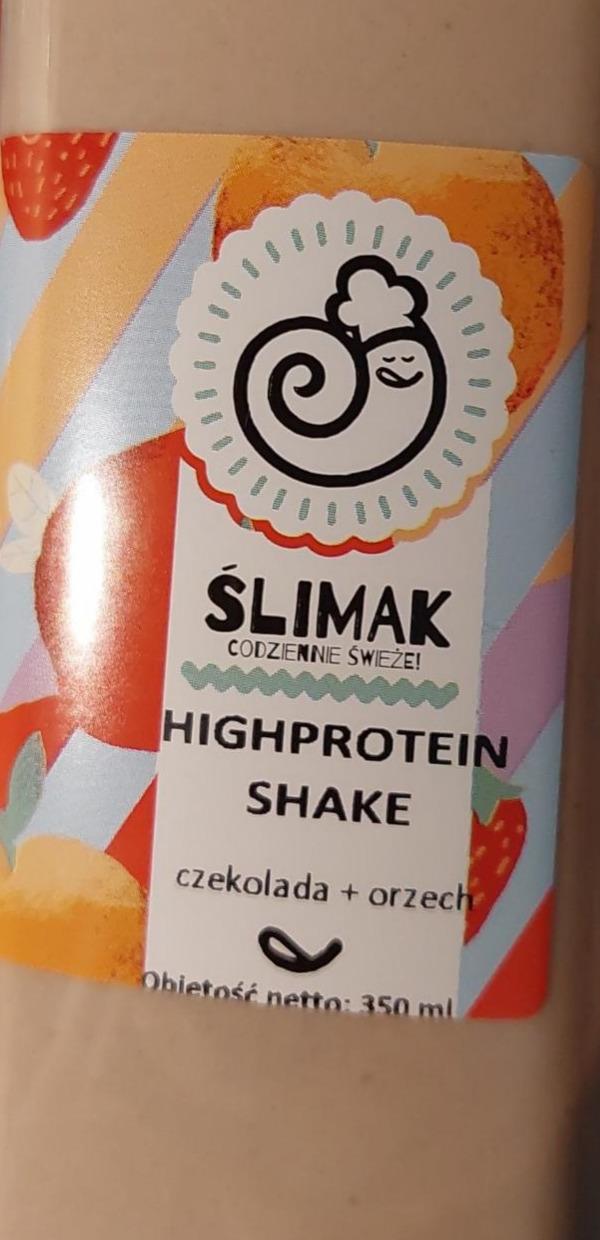 Zdjęcia - highprotein shake czekolada + orzech ślimak