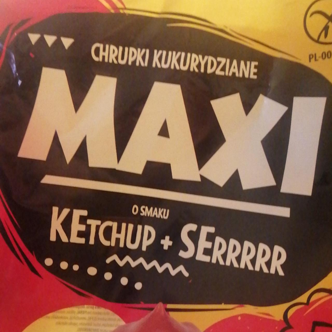 Zdjęcia - Chrupki kukurydziane Maxi o smaku Ketchup+Ser Eurosnack