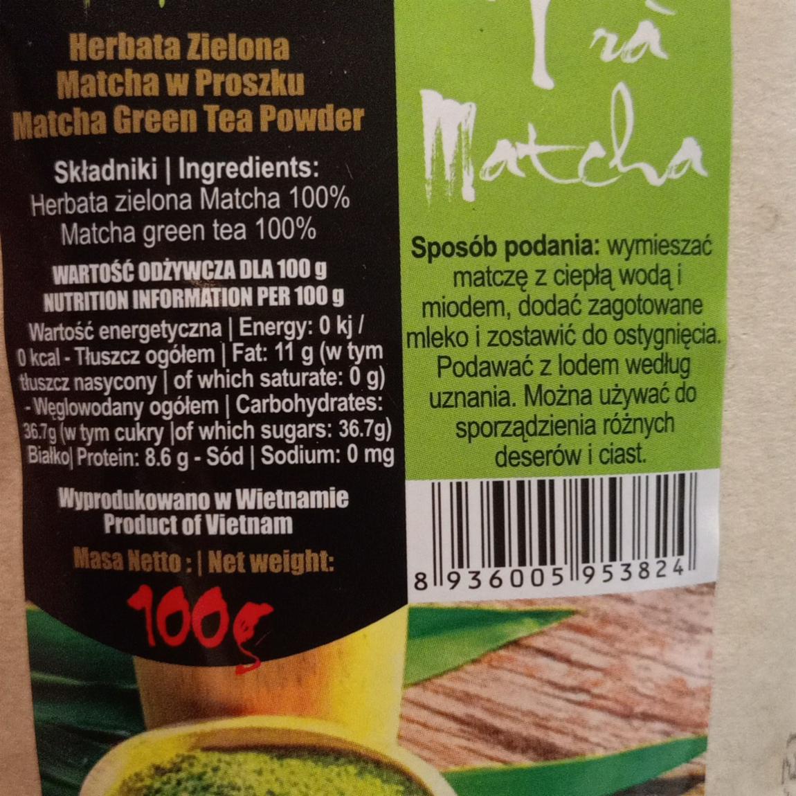 Zdjęcia - Herbata zielona Matcha w proszku Hiep Long
