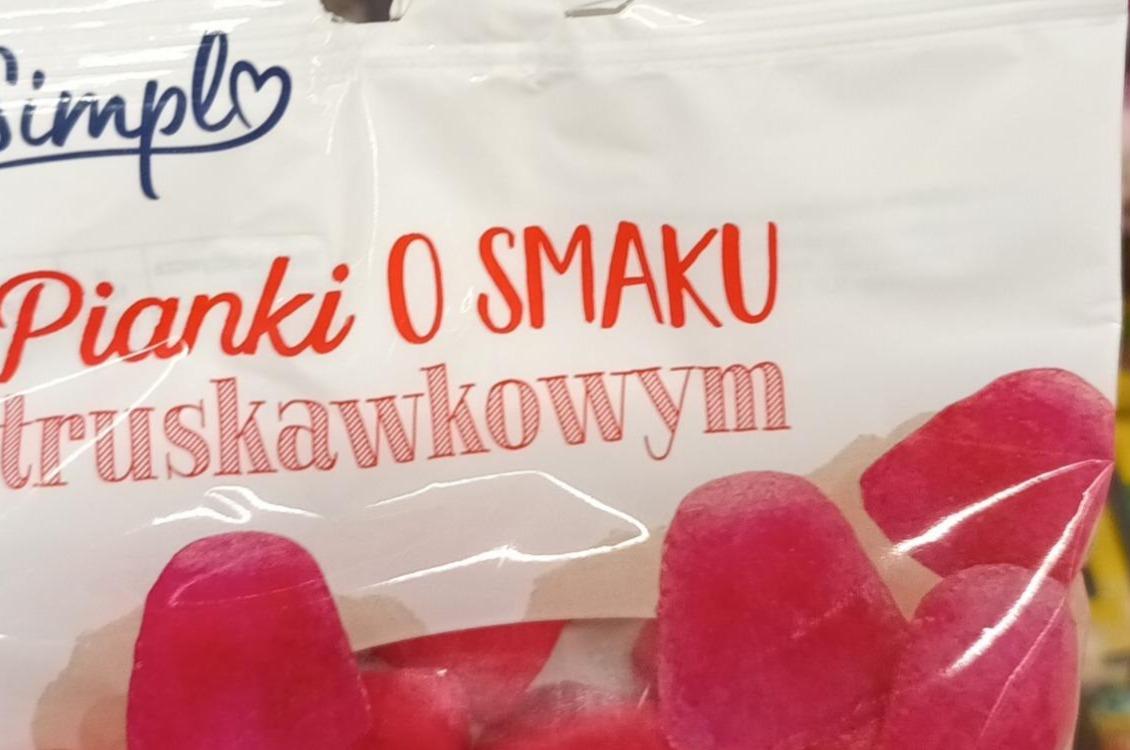 Zdjęcia - Pianki o smaku truskawkowym Simply