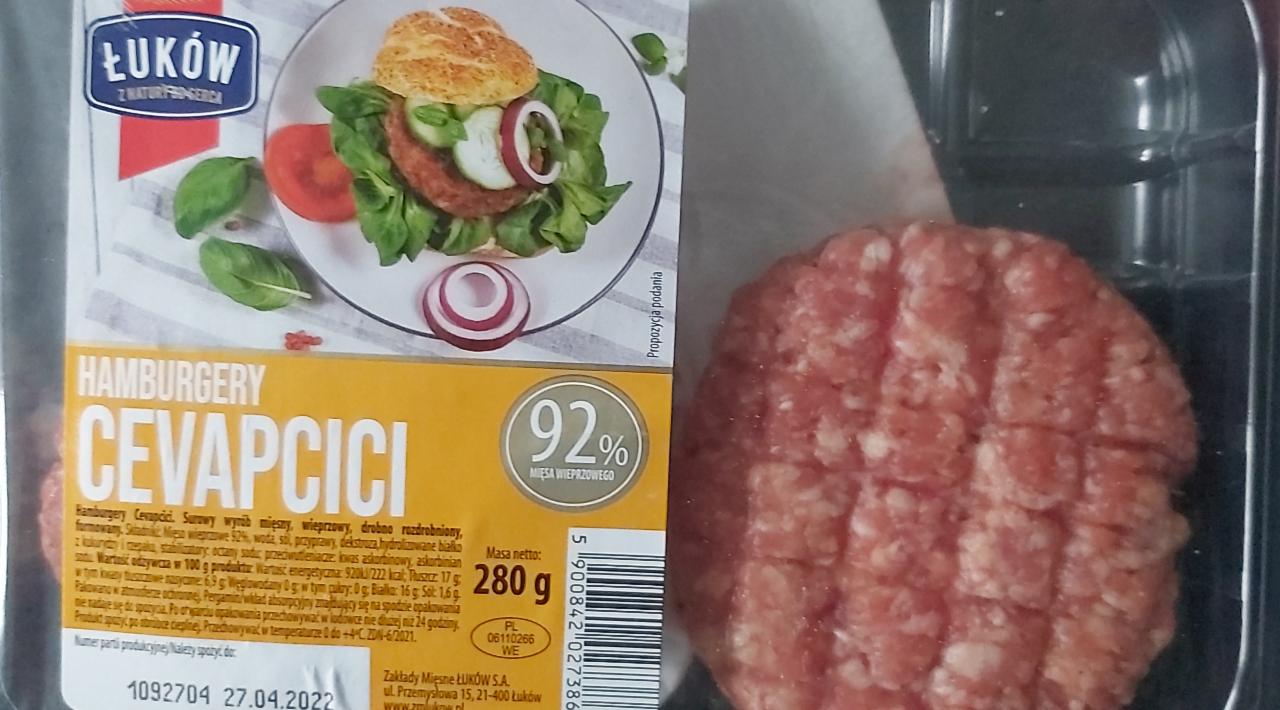 Zdjęcia - Hamburgery cevapcici łuków