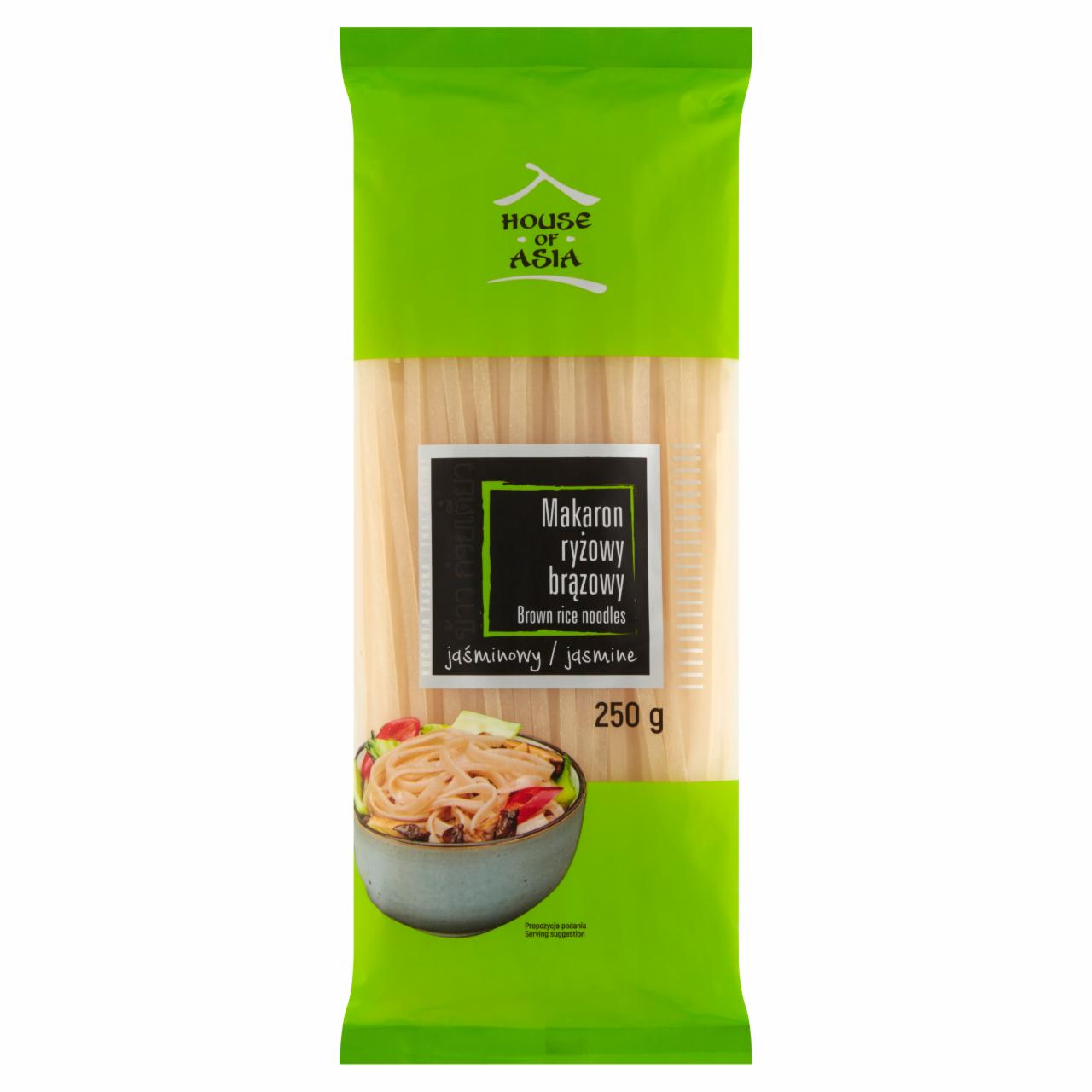 Zdjęcia - House of Asia Makaron ryżowy brązowy jaśminowy 250 g