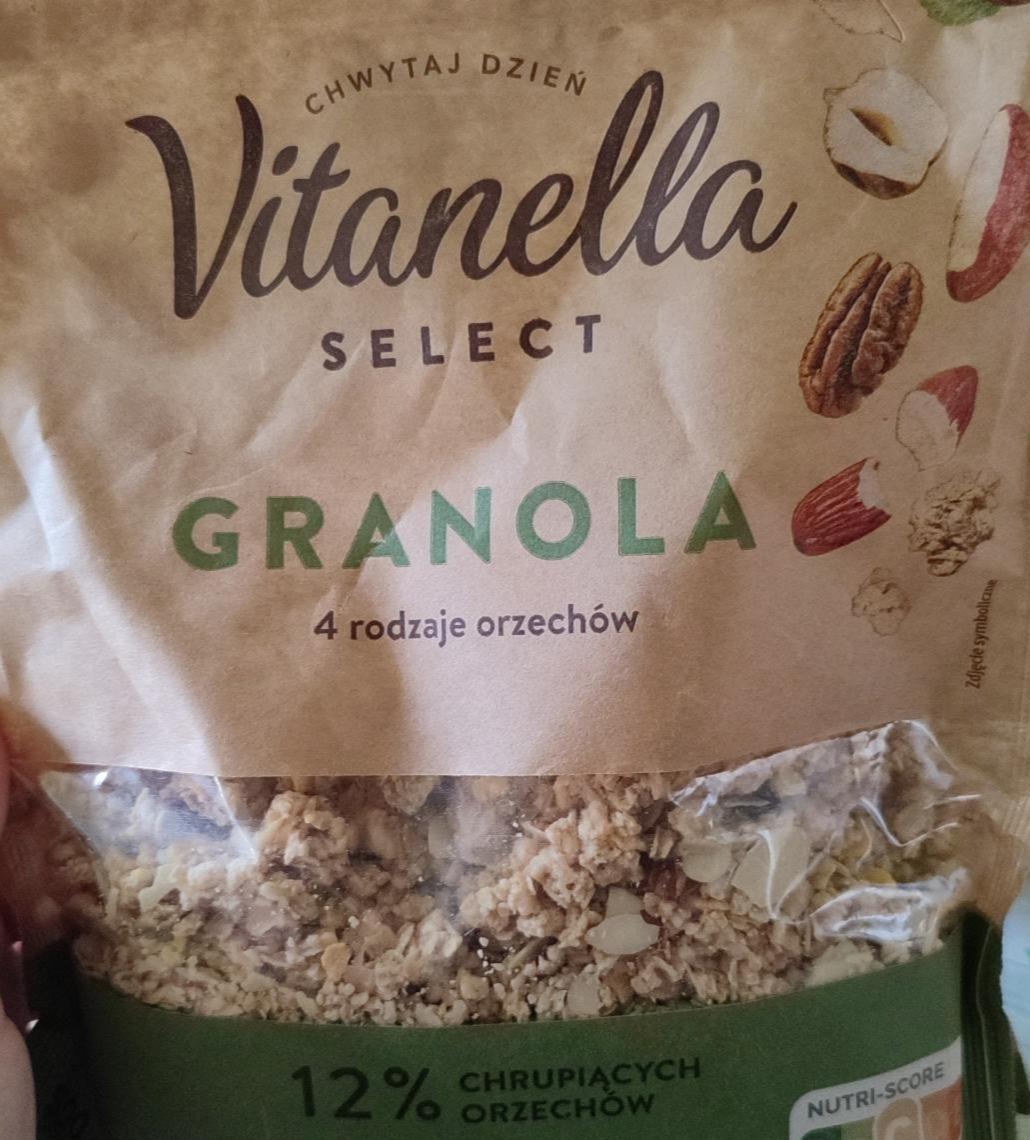 Zdjęcia - Granola 4 rodzaje orzechów Vitanella Select