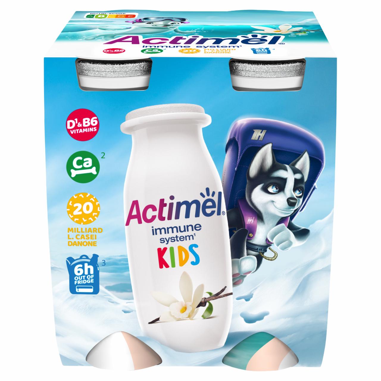 Zdjęcia - Actimel Kids Napój jogurtowy o smaku waniliowym 400 g (4 x 100 g)