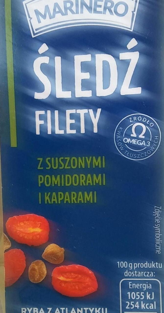 Zdjęcia - Śledź filety z suszonymi pomidorami i kaparami Marinero