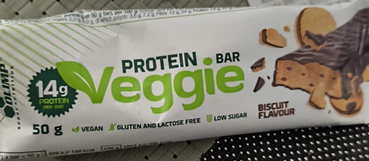 Zdjęcia - Veggie protein bar biscuit flavour Olimp sport nutrition