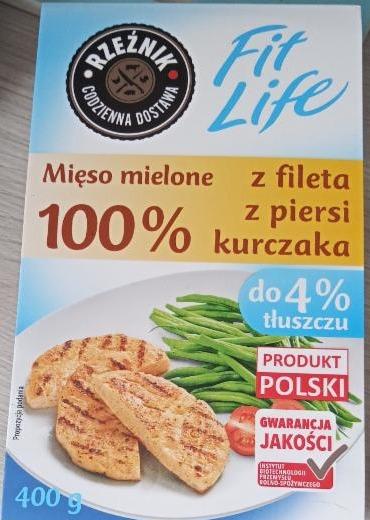 Zdjęcia - Mięso mielone 100% z fileta z piersi kurczaka Fit Life