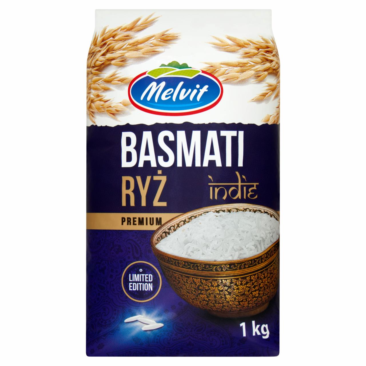 Zdjęcia - Melvit Premium Ryż Basmati Indie 1 kg