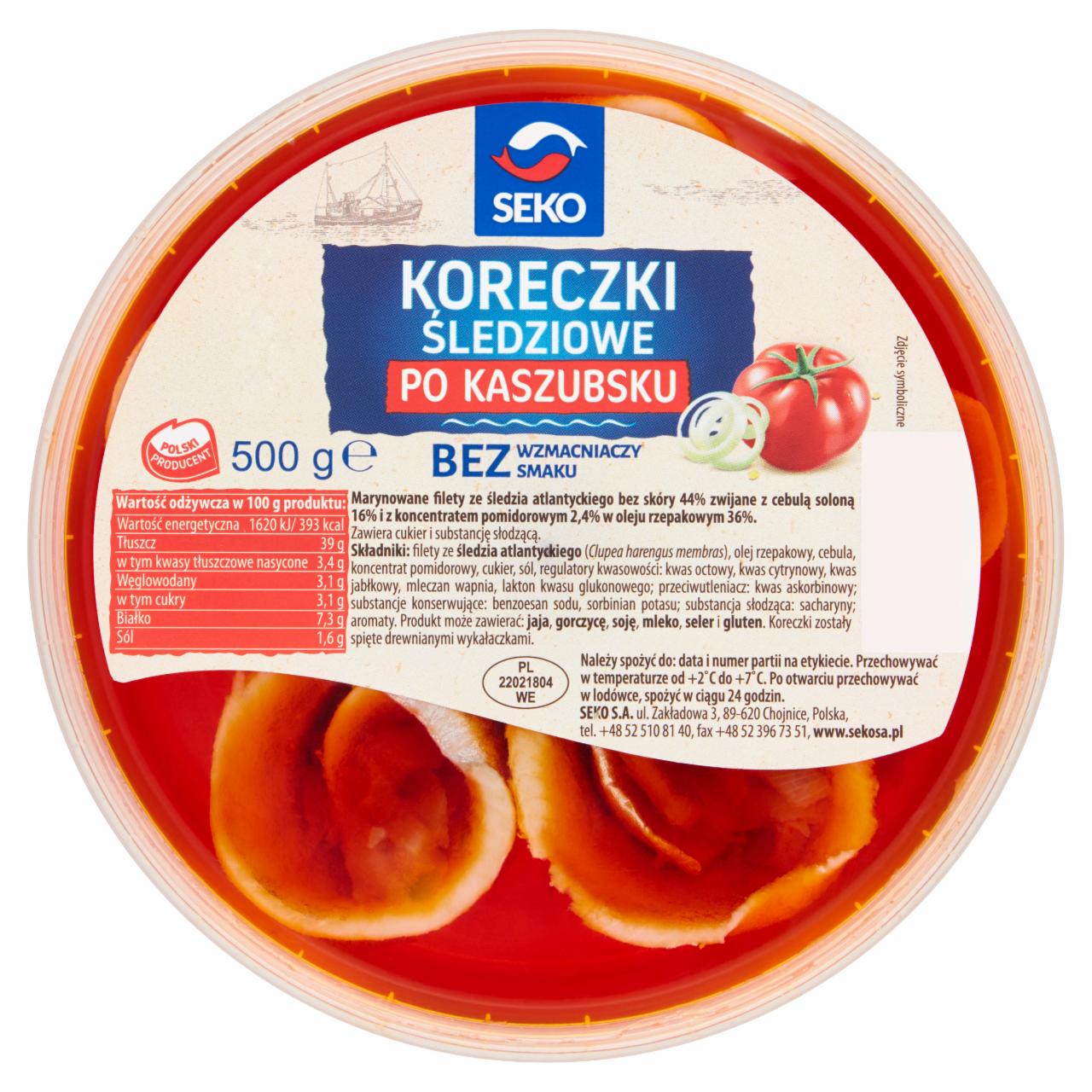 Zdjęcia - Seko Koreczki śledziowe po kaszubsku 500 g