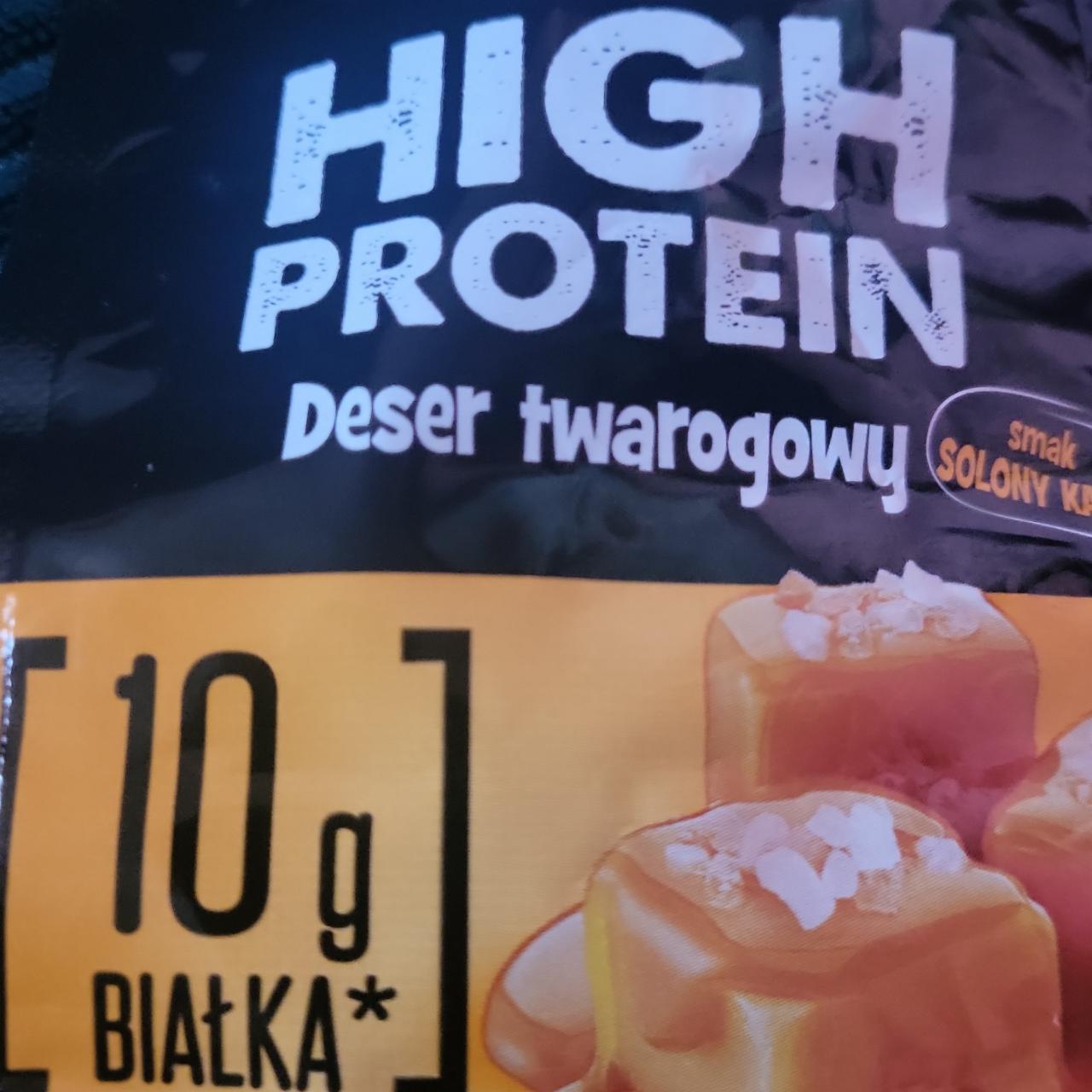 Zdjęcia - High protein Deser twarogowy smak solony karmel Pilos