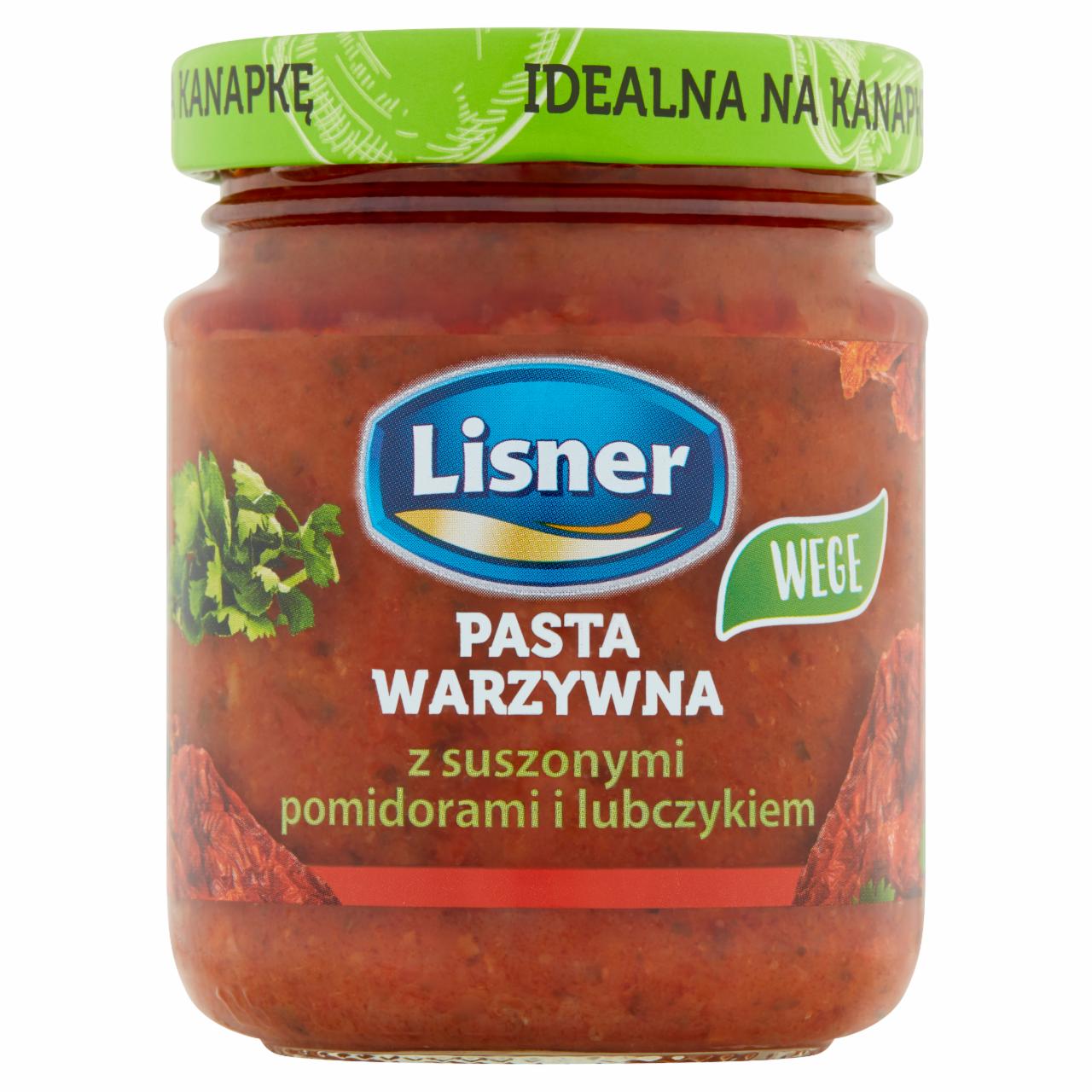 Zdjęcia - Lisner Pasta warzywna z suszonymi pomidorami i lubczykiem 110 g