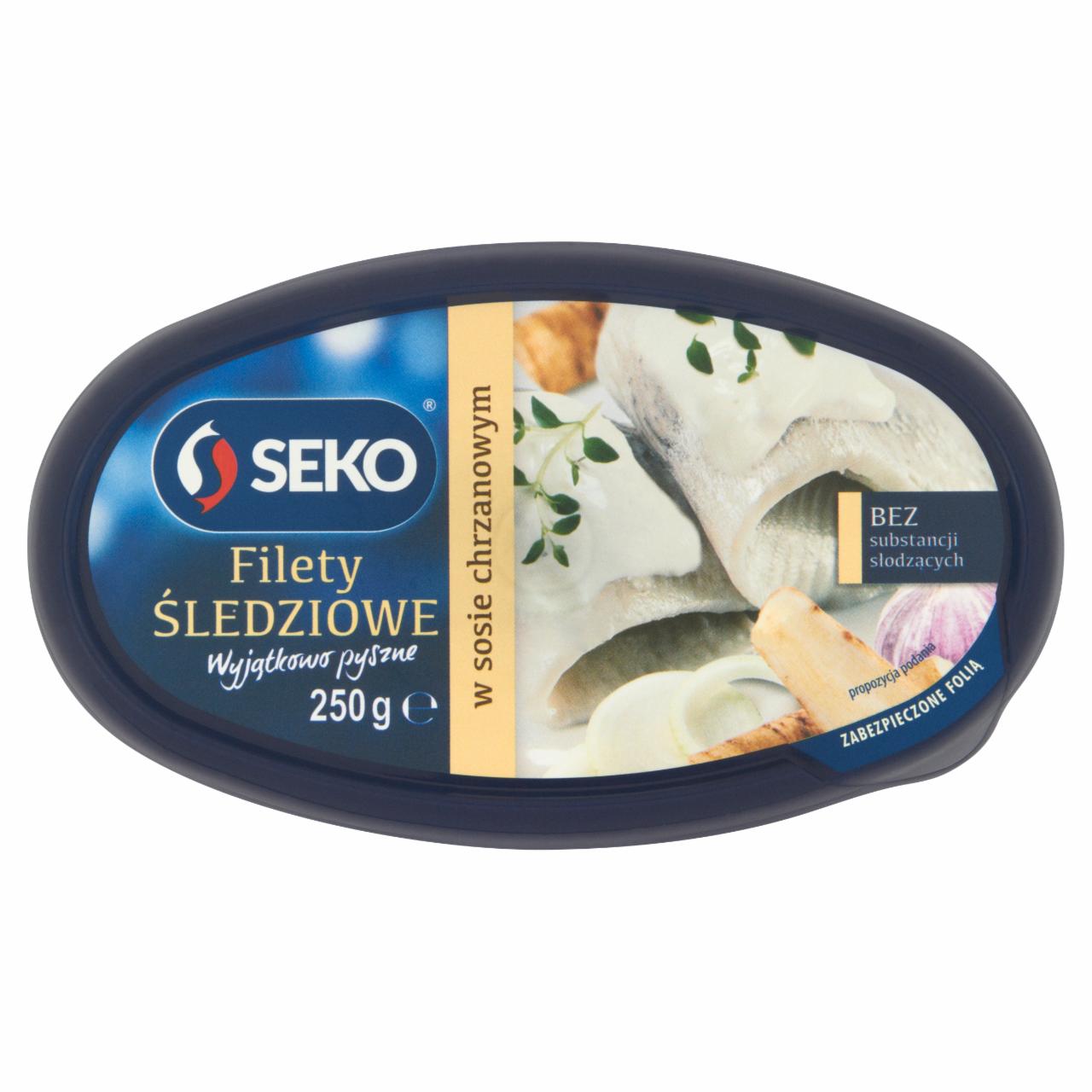 Zdjęcia - Seko Filety śledziowe w sosie chrzanowym 250 g