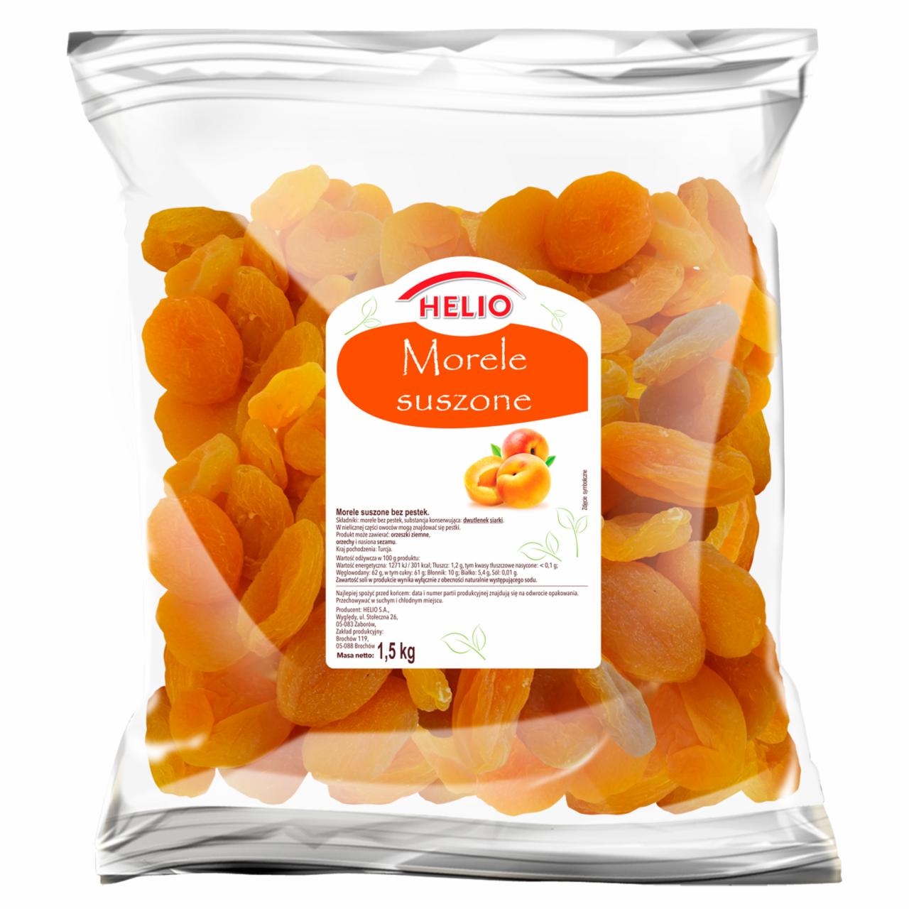 Zdjęcia - Helio Morele suszone 1,5 kg