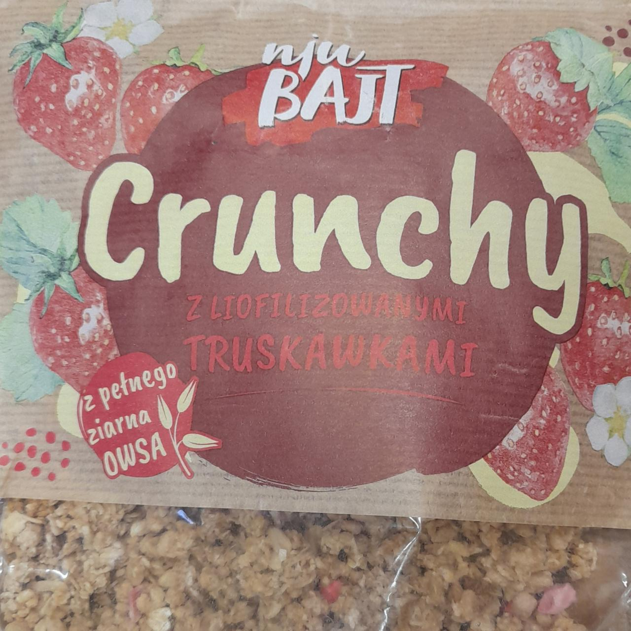 Zdjęcia - Musli Crunchy z liofilizowanymi truskawkami Nju Bajt