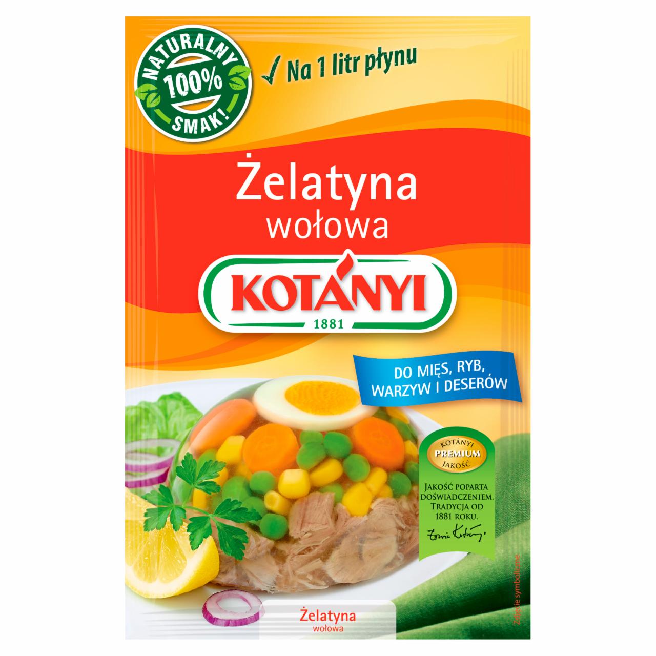 Zdjęcia - Kotányi Żelatyna wołowa 20 g