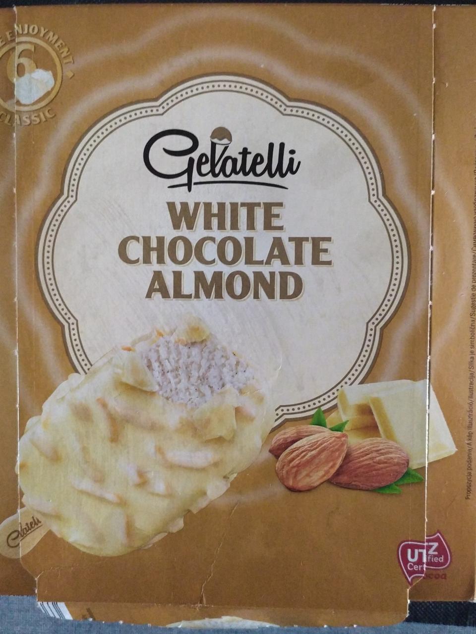 Zdjęcia - Lody white chocolate almond Gelatelli