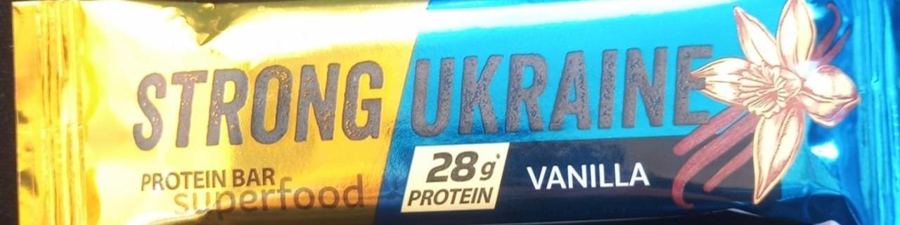 Zdjęcia - Baton proteinowy o smaku waniliowym strong ukraine
