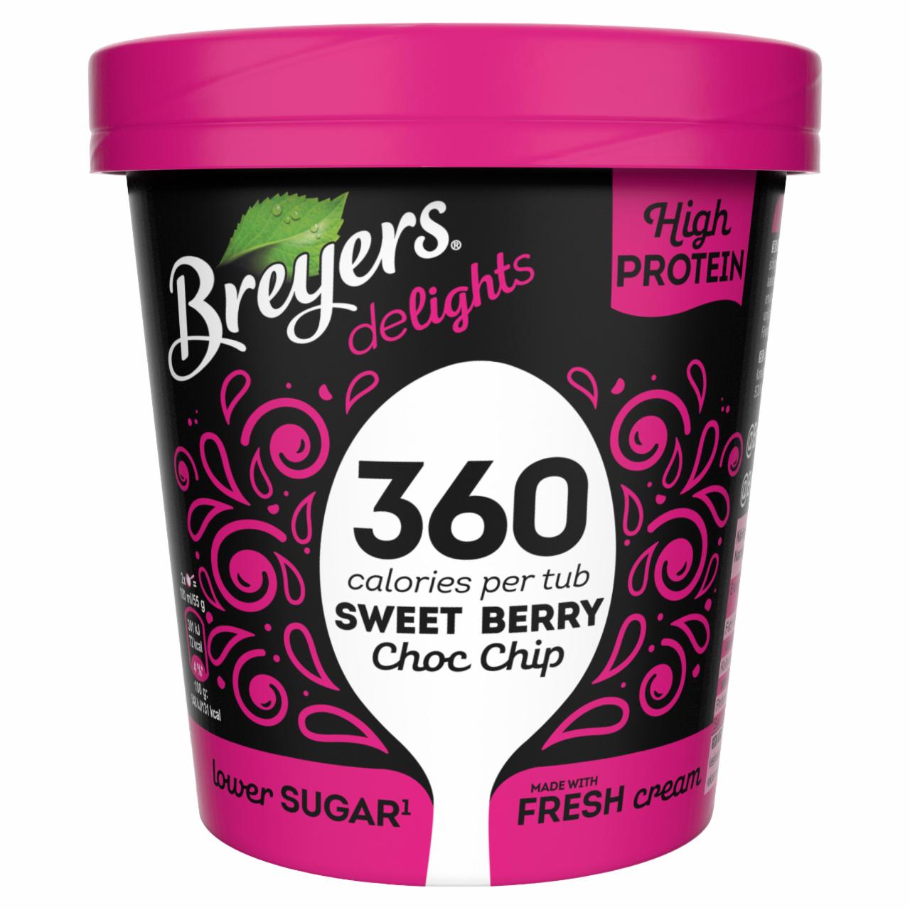 Zdjęcia - Breyers Delights Sweet Berry Choc Chip Lody 500 ml