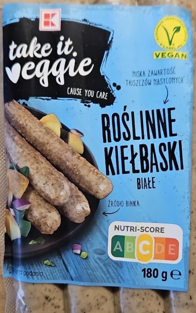 Zdjęcia - Roślinne Kiełbaski białe K-take it veggie