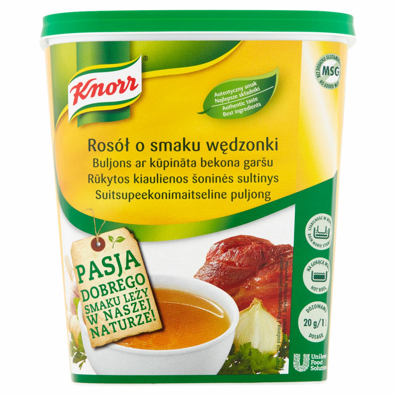 Zdjęcia - Knorr Rosół o smaku wędzonki 1 kg