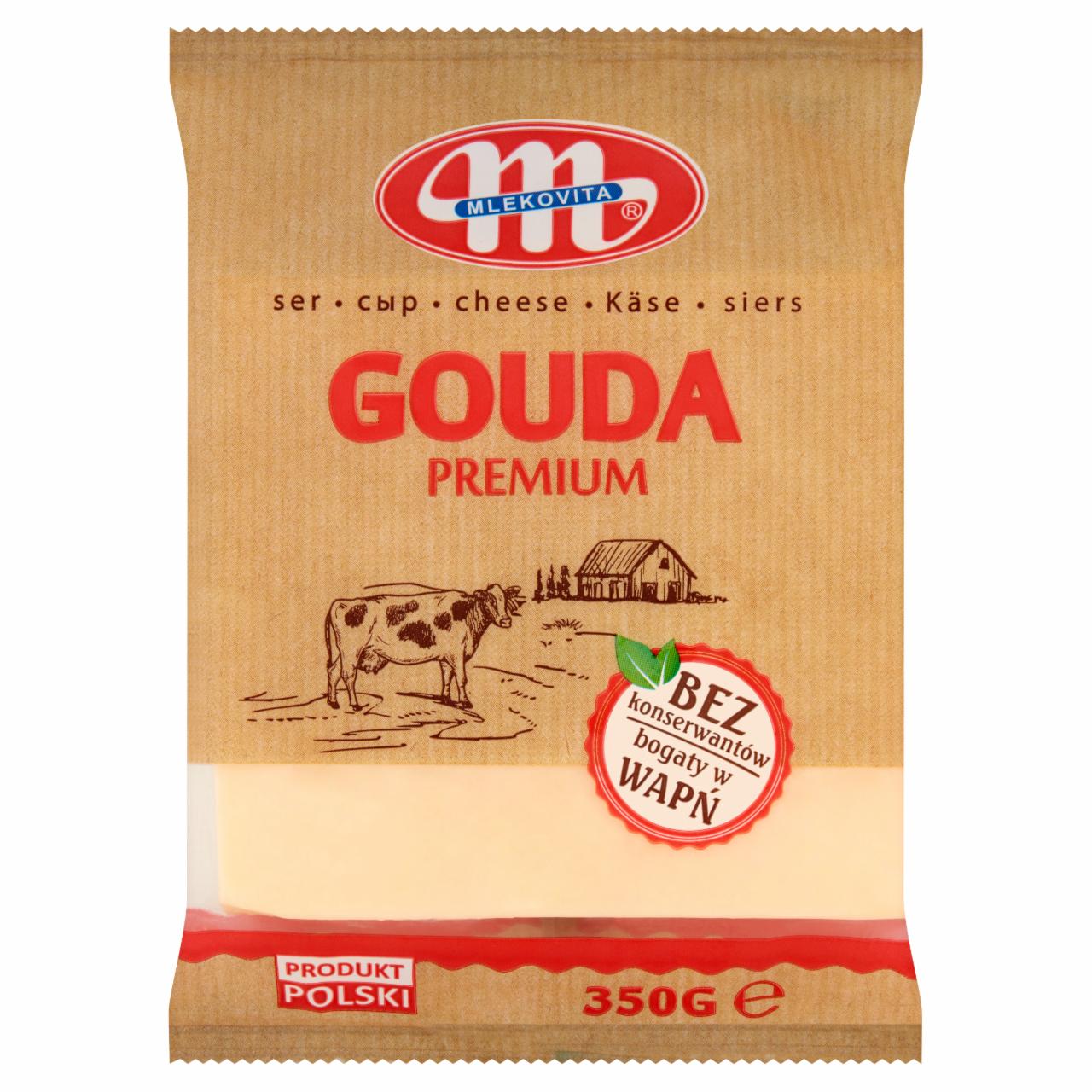 Zdjęcia - Mlekovita Ser Gouda premium 350 g