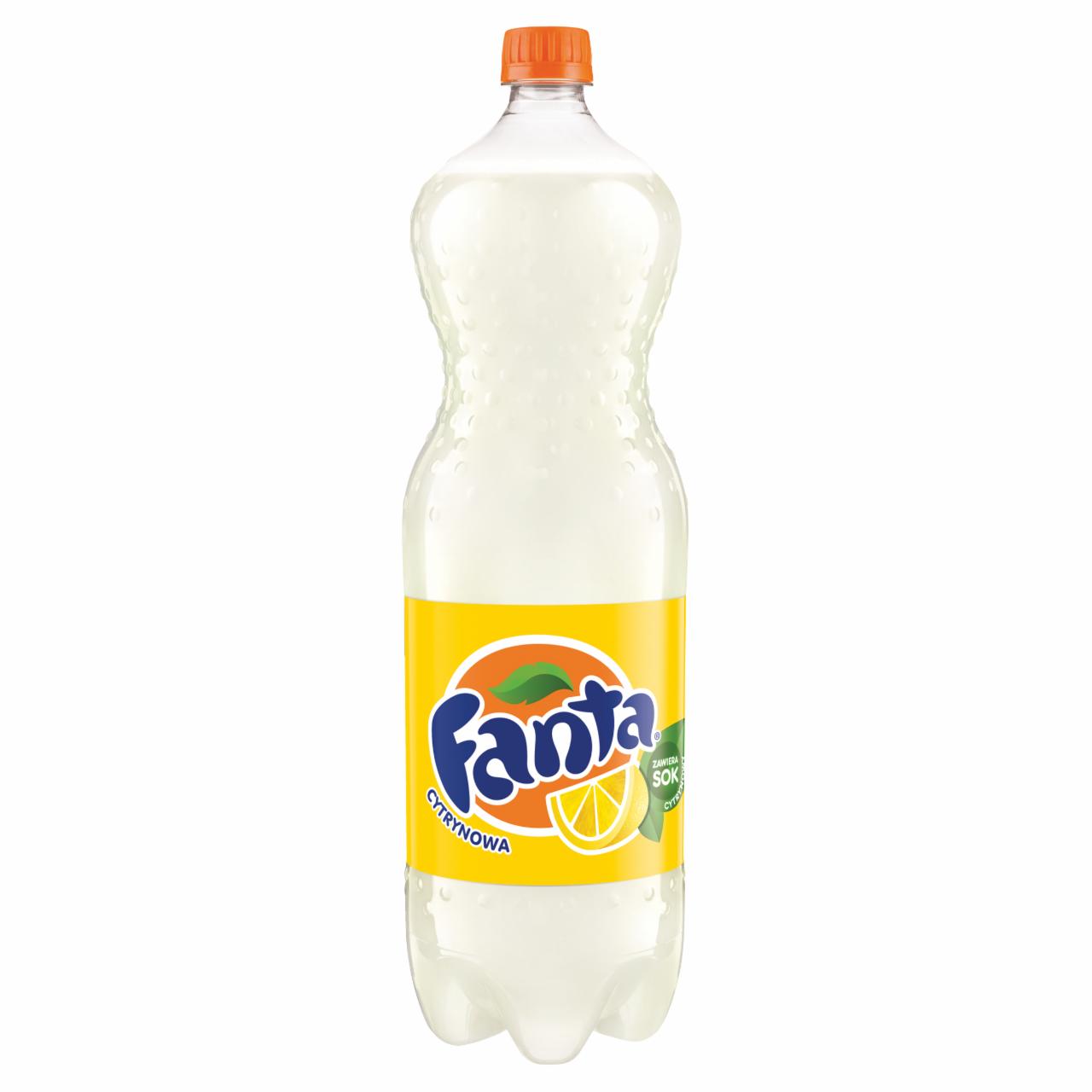 Zdjęcia - Fanta Cytrynowa Napój gazowany 2 l