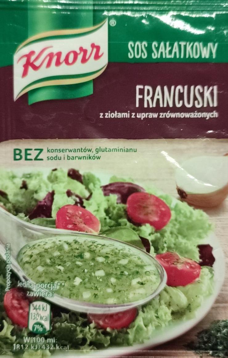 Zdjęcia - Knorr Sos sałatkowy francuski 8 g