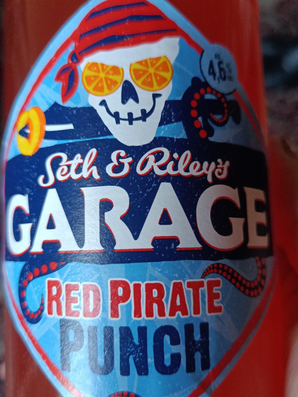 Zdjęcia - Garage Red pirate punch mix piwa i napoju o smaku brzoskwini i pomarańczy