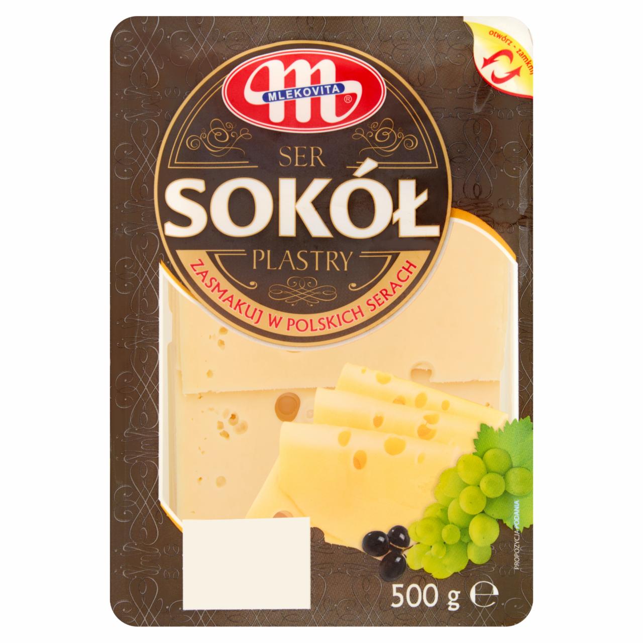 Zdjęcia - Mlekovita Sokół Ser plastry 500 g