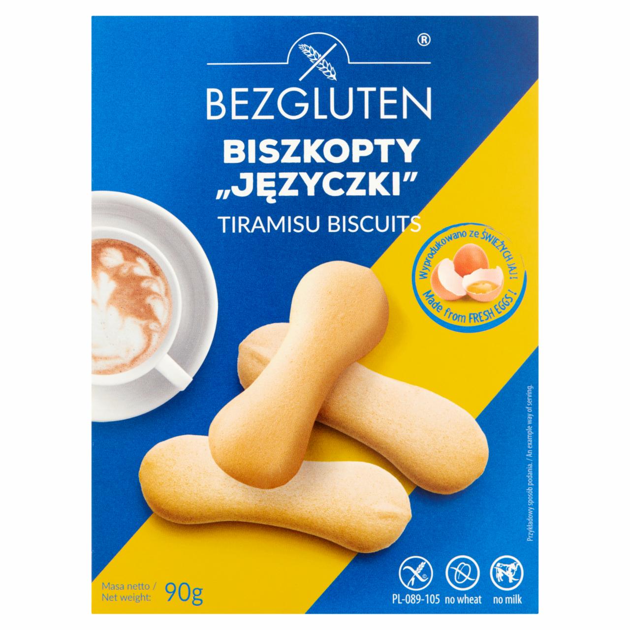 Zdjęcia - Bezgluten Biszkopy „języczki' 90 g