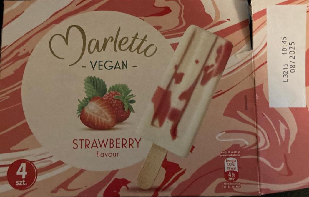 Zdjęcia - Vegan strawberry flavour Marletto
