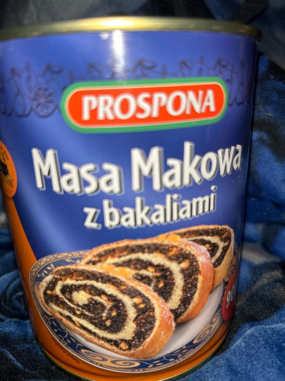 Zdjęcia - Masa makowa z bakaliami Prospona