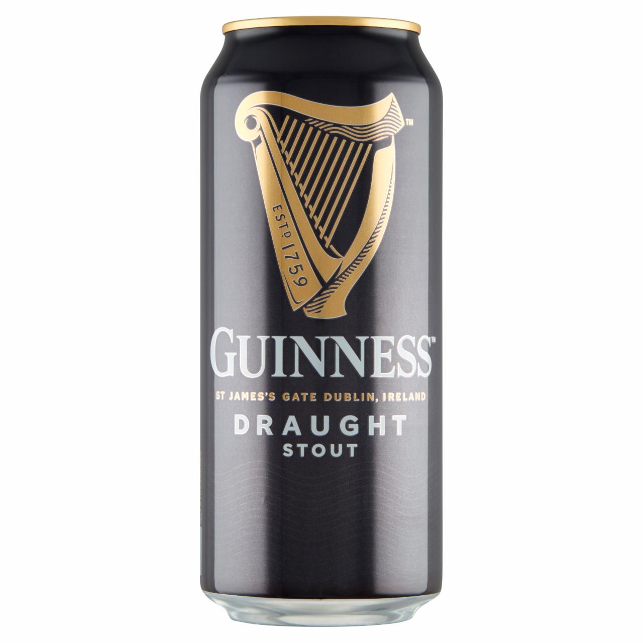 Zdjęcia - Guinness Draught Stout Piwo 440 ml