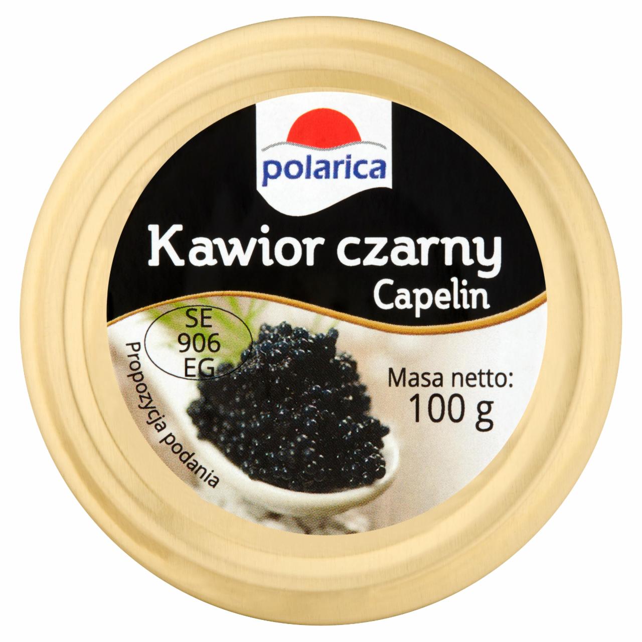 Zdjęcia - Polarica Kawior czarny Capelin 100 g
