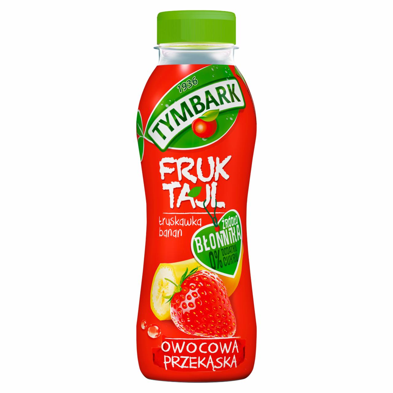 Zdjęcia - Tymbark Fruktajl Koktajl wieloowocowy z kawałkami owoców truskawka banan 250 ml