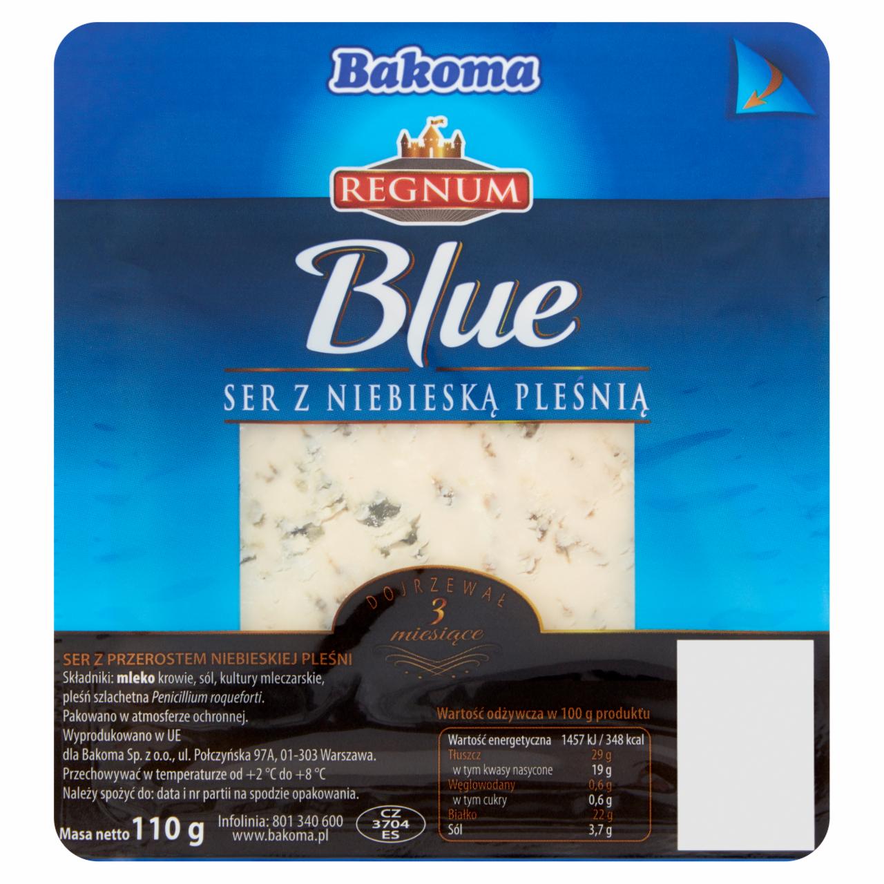 Zdjęcia - Bakoma Regnum Blue Ser z niebieską pleśnią 110 g