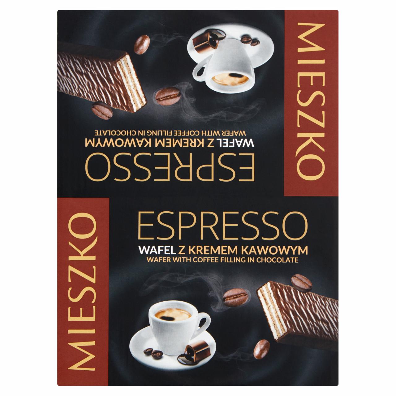 Zdjęcia - Mieszko Espresso Wafel z kremem kawowym 35 x 34 g