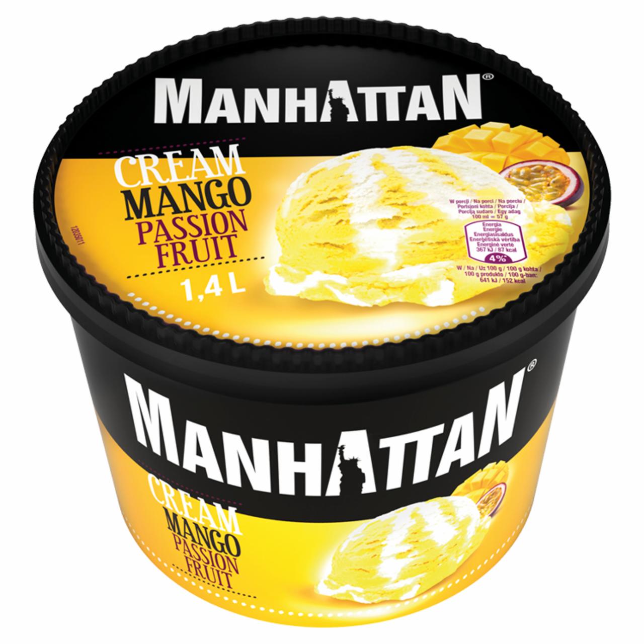 Zdjęcia - Manhattan Lody ze śmietanką i sorbet mango-marakuja 1400 ml