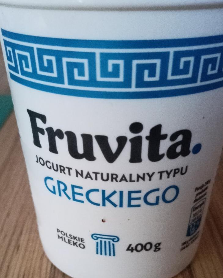 Zdjęcia - Jogurt naturalny typu greckiego FruVita