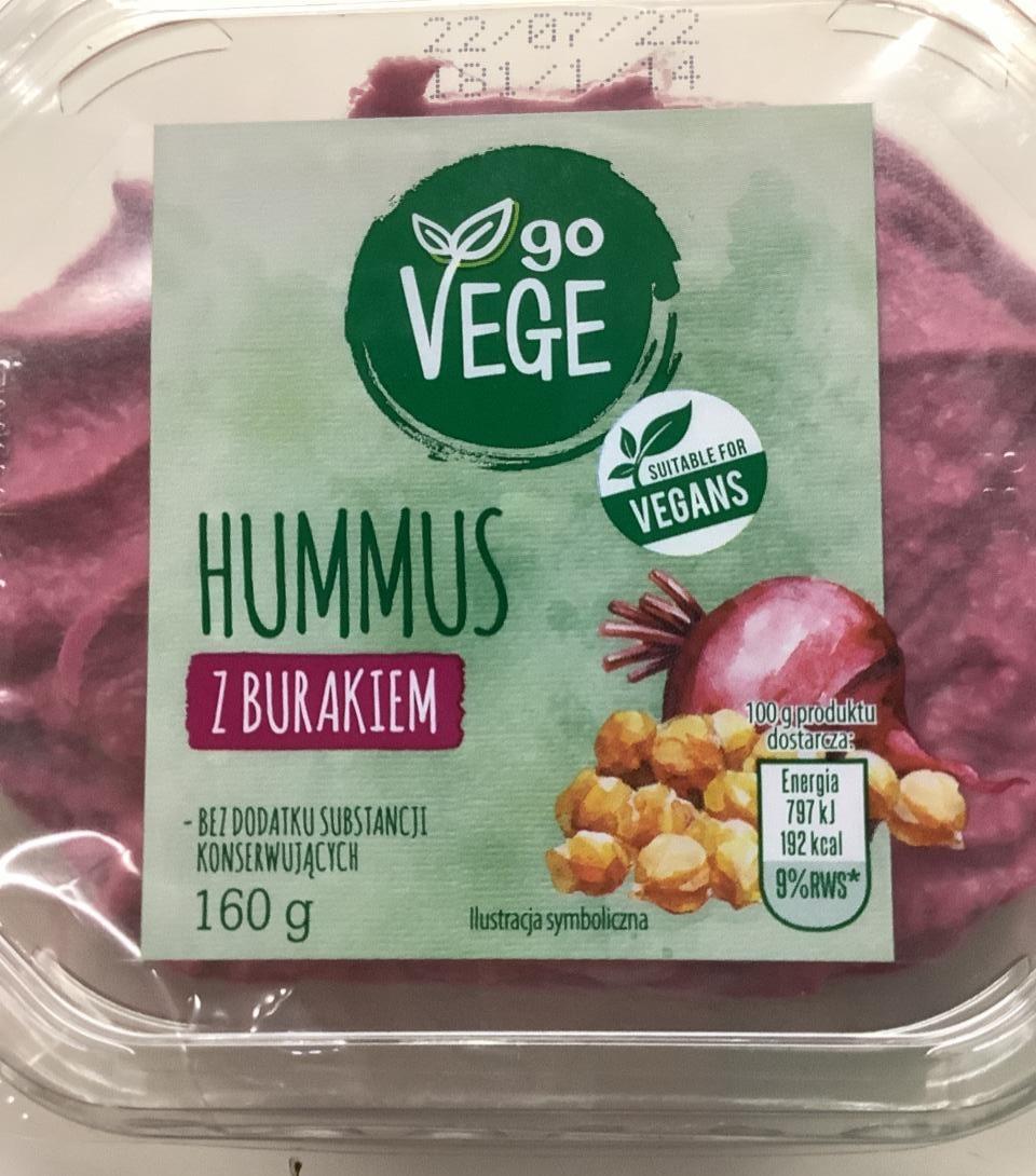 Zdjęcia - Hummus z burakiem Go Vege