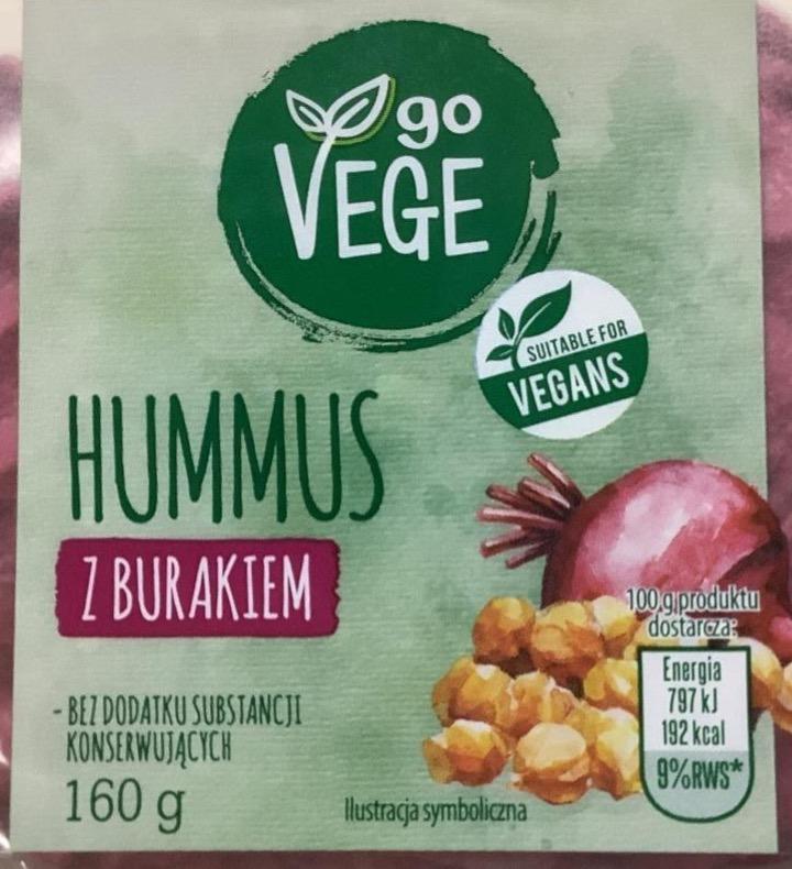 Zdjęcia - Hummus z burakiem Go Vege