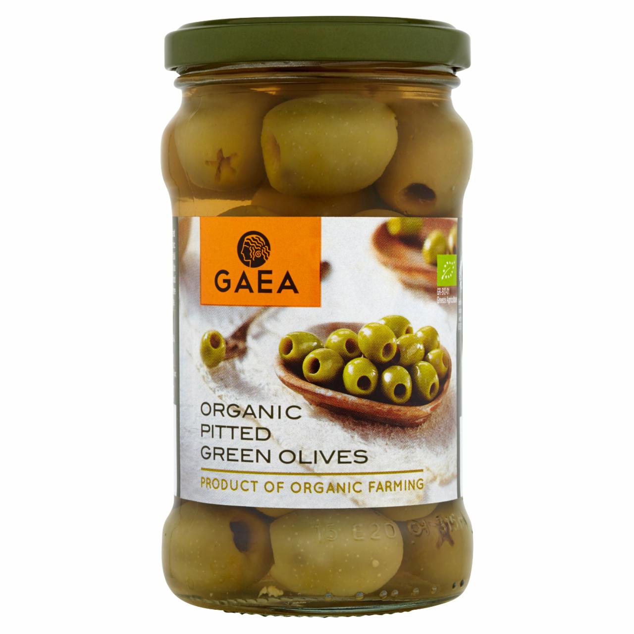 Zdjęcia - Gaea Organiczne zielone oliwki bez pestek