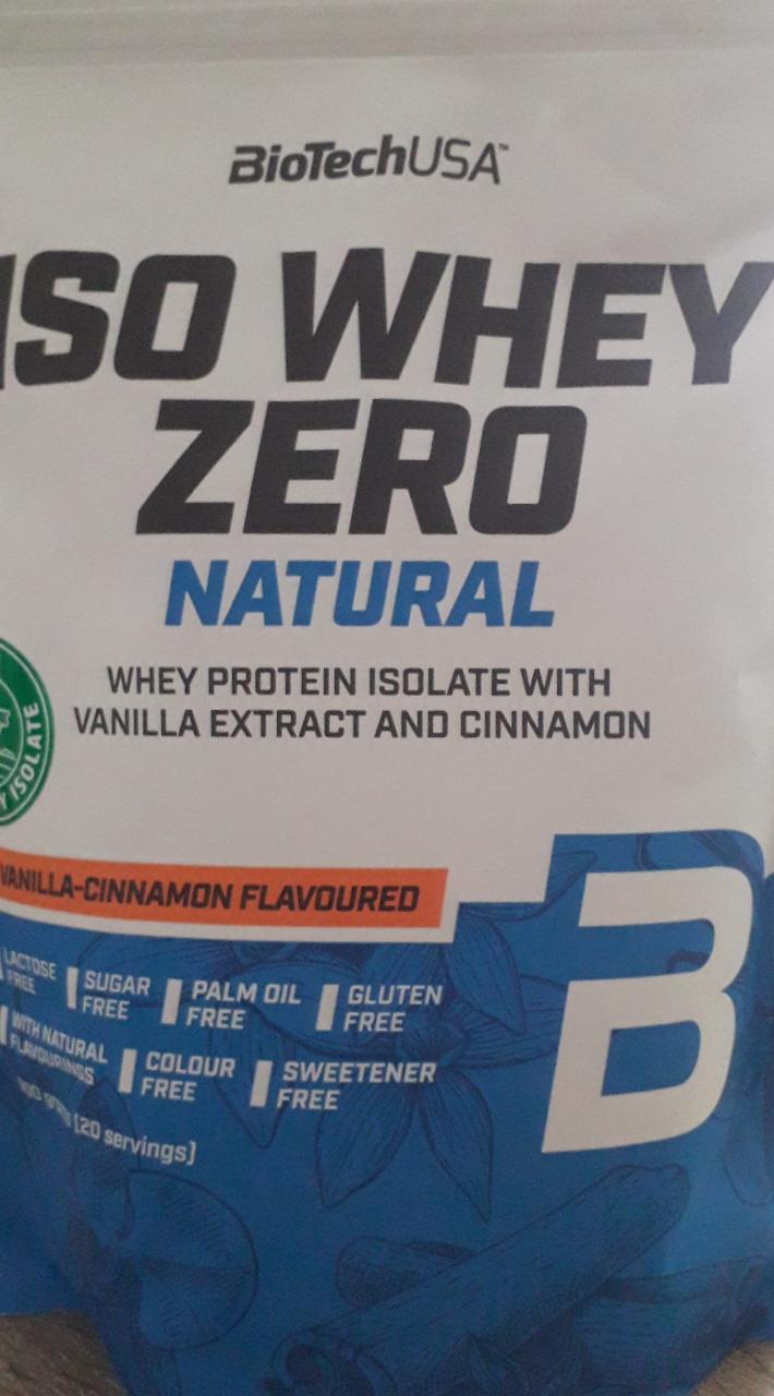 Zdjęcia - Iso whey zero natural vanilla and cinnamon BioTechUsa