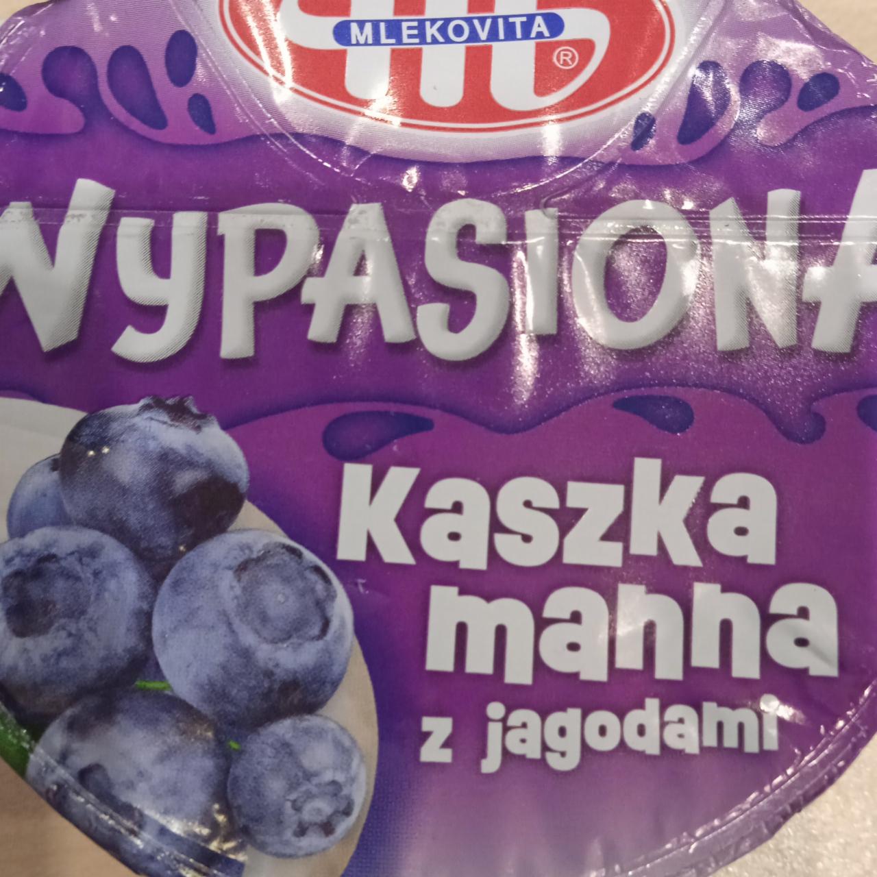 Zdjęcia - Wypasiona kaszka manna z jagodami Mlekovita