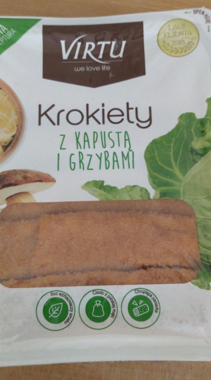 Zdjęcia - Virtu Krokiety z kapustą i grzybami 400 g