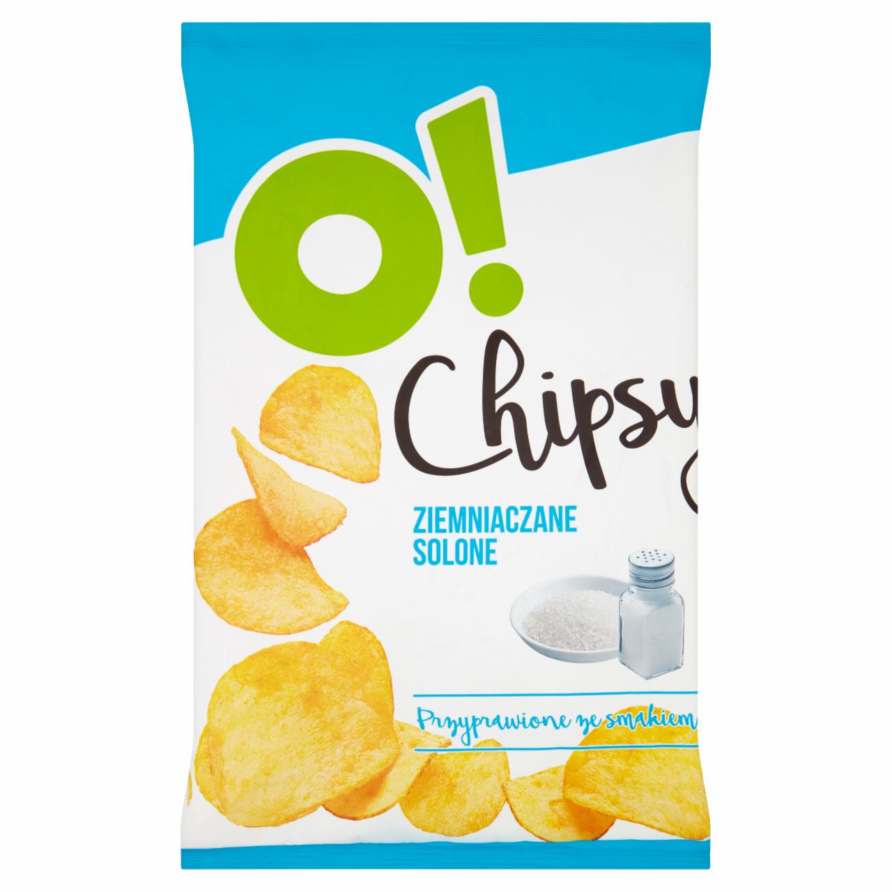 Zdjęcia - O! Chipsy ziemniaczane solone 140 g