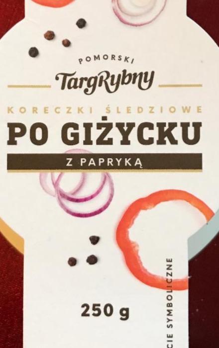 Zdjęcia - Koreczki śledziowe po giżycku z papryką Targ Rybny