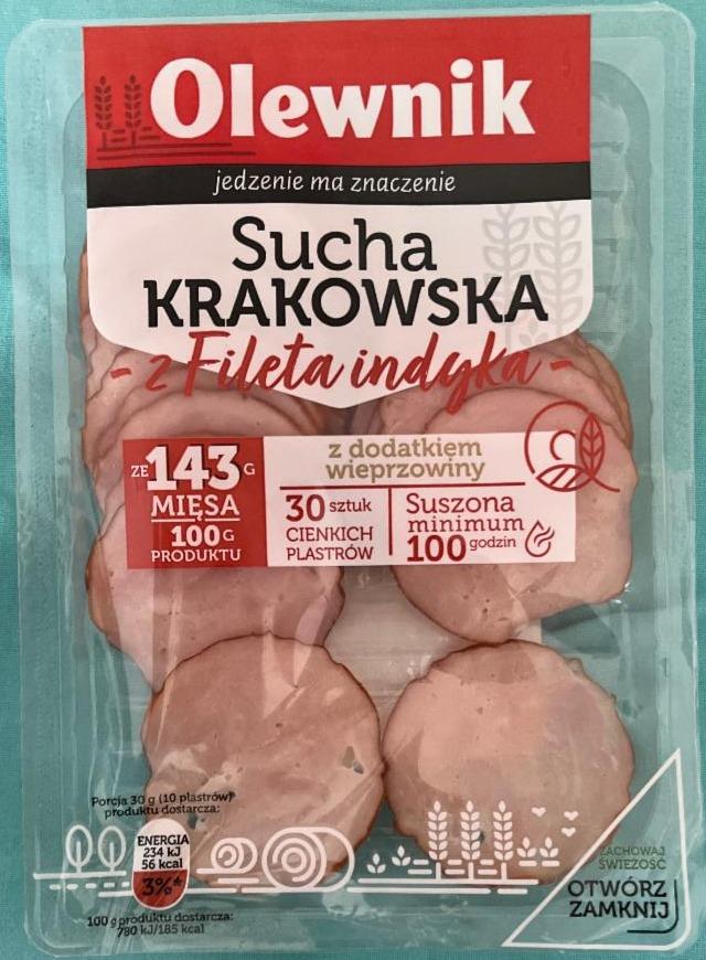 Zdjęcia - Sucha krakowska z fileta indyka z dodatkiem wieprzowiny Olewnik