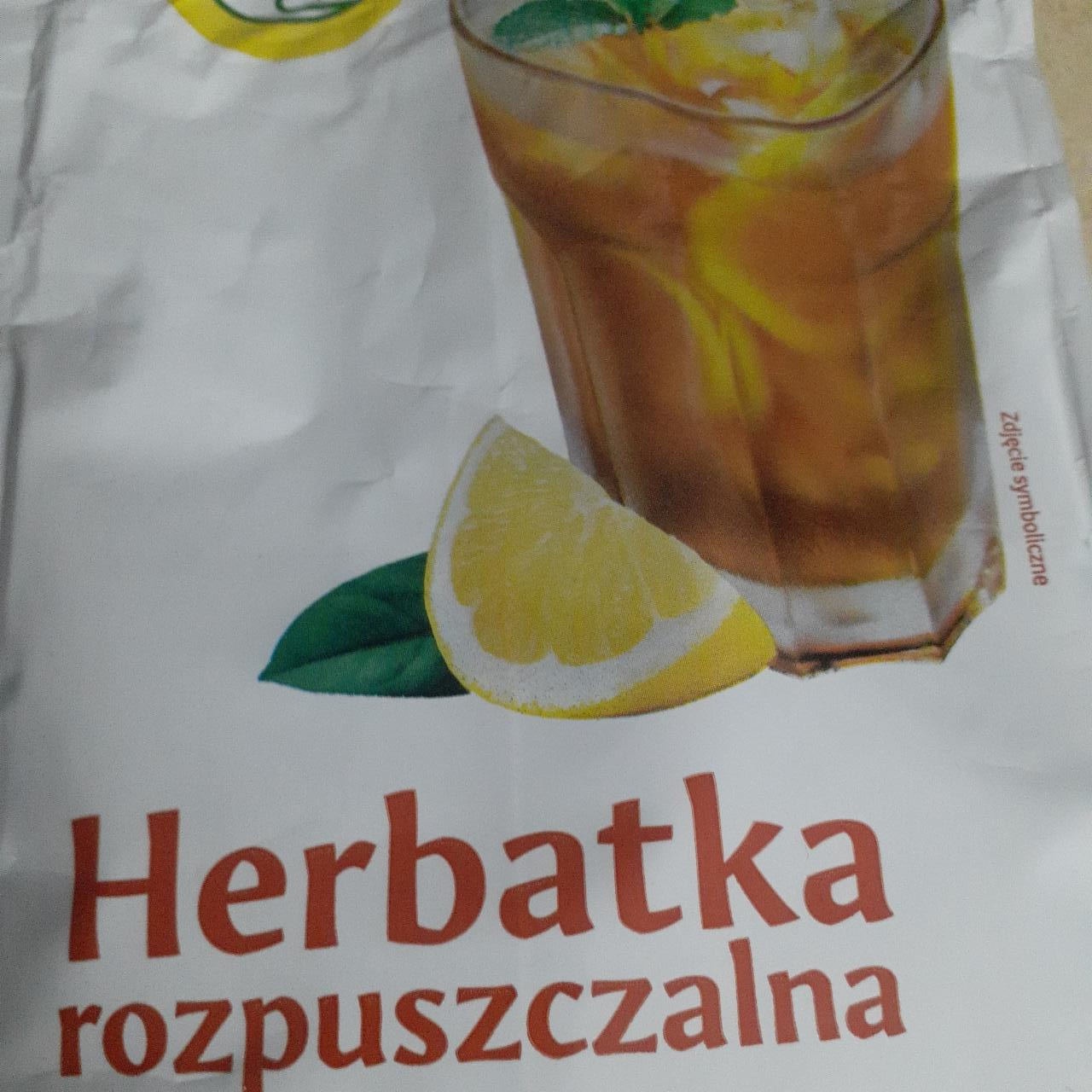 Zdjęcia - Herbatka rozpuszczalna o smaku cytrynowym z witaminą C Auchan